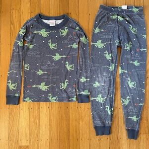 Hanna Andersson dragon pajamas size 120cm 6/7